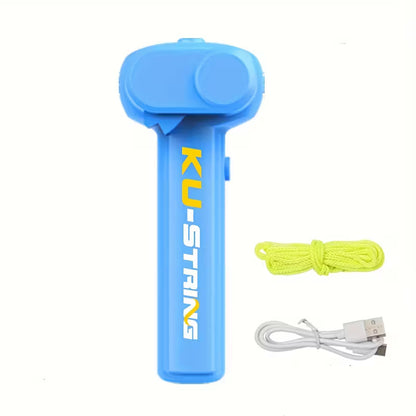 ZipString Original - As Seen on Shark Tank - Classic Rope Launcher Toy, Perfect for Kids & Adults - Fly a String Loop in The Air for Endless Tricks & Fun, Wonderment Awaits, Rock'it Red