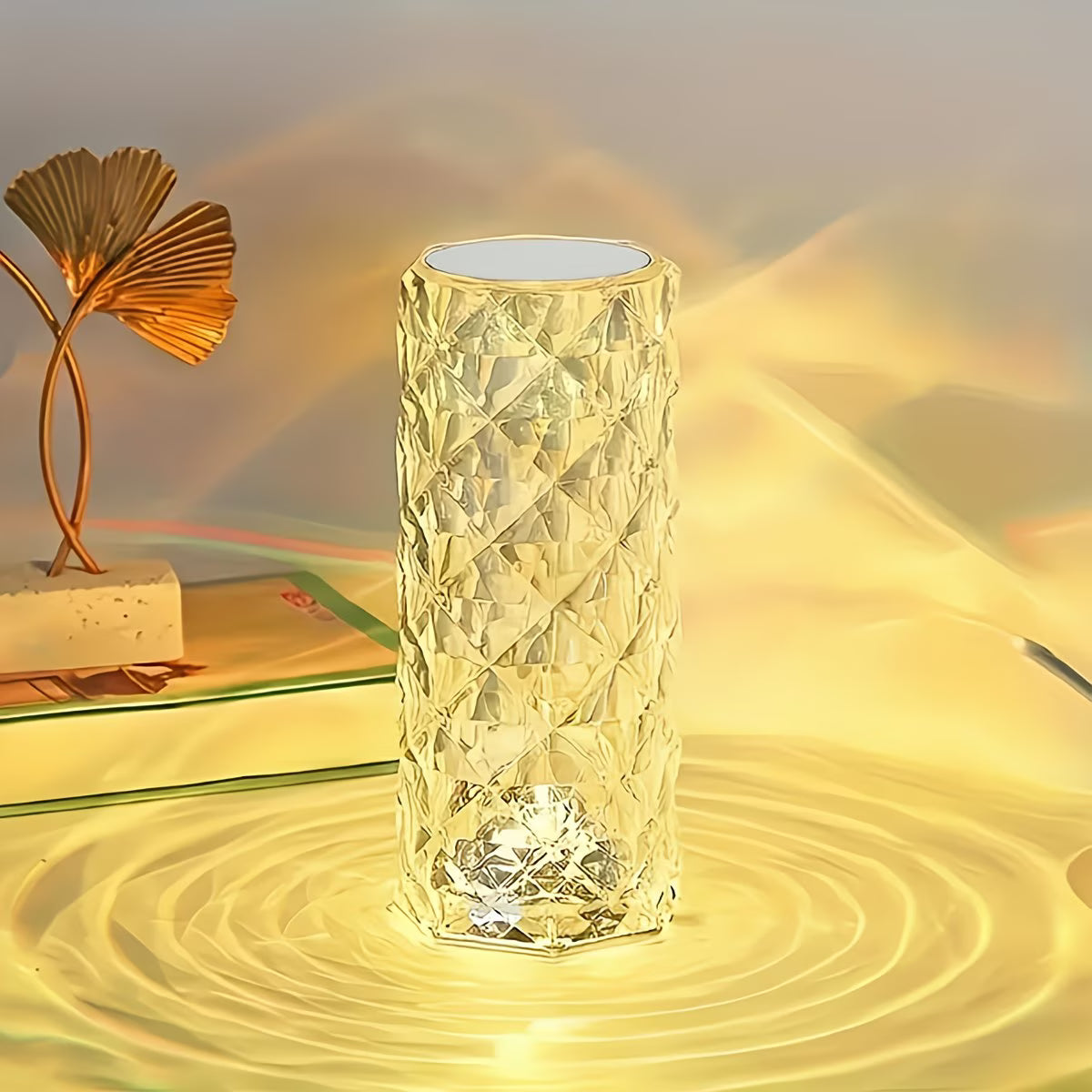 CRYSTAL TABLE TOUCH LAMP