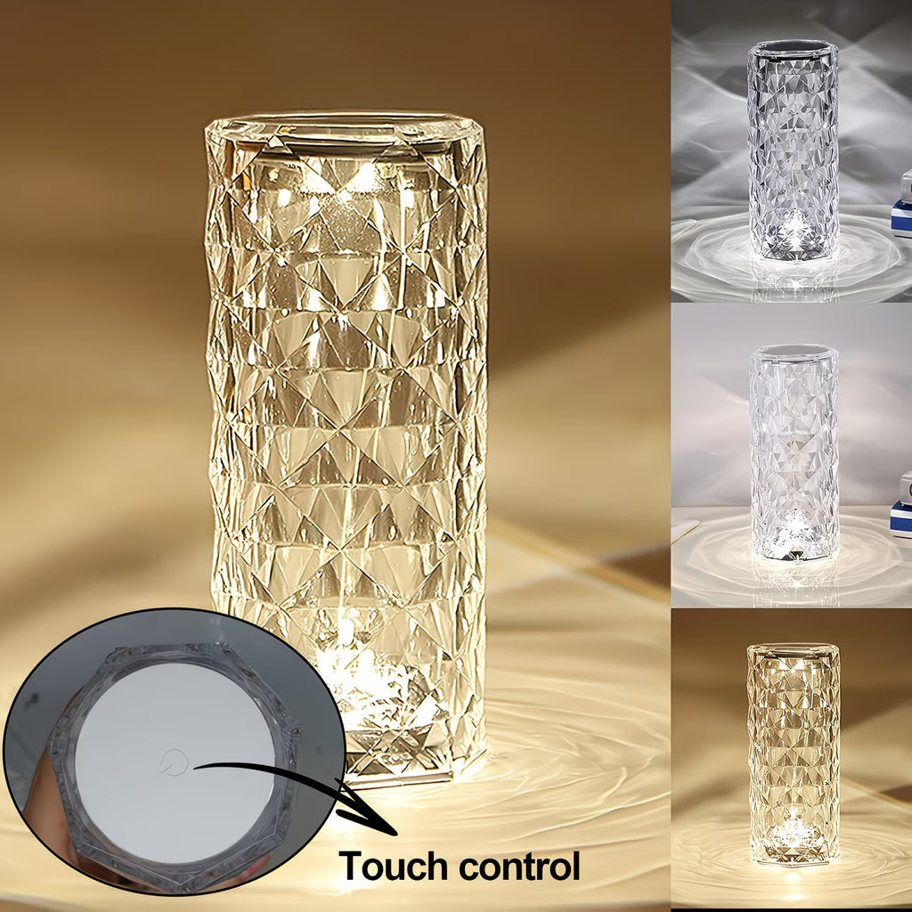 CRYSTAL TABLE TOUCH LAMP