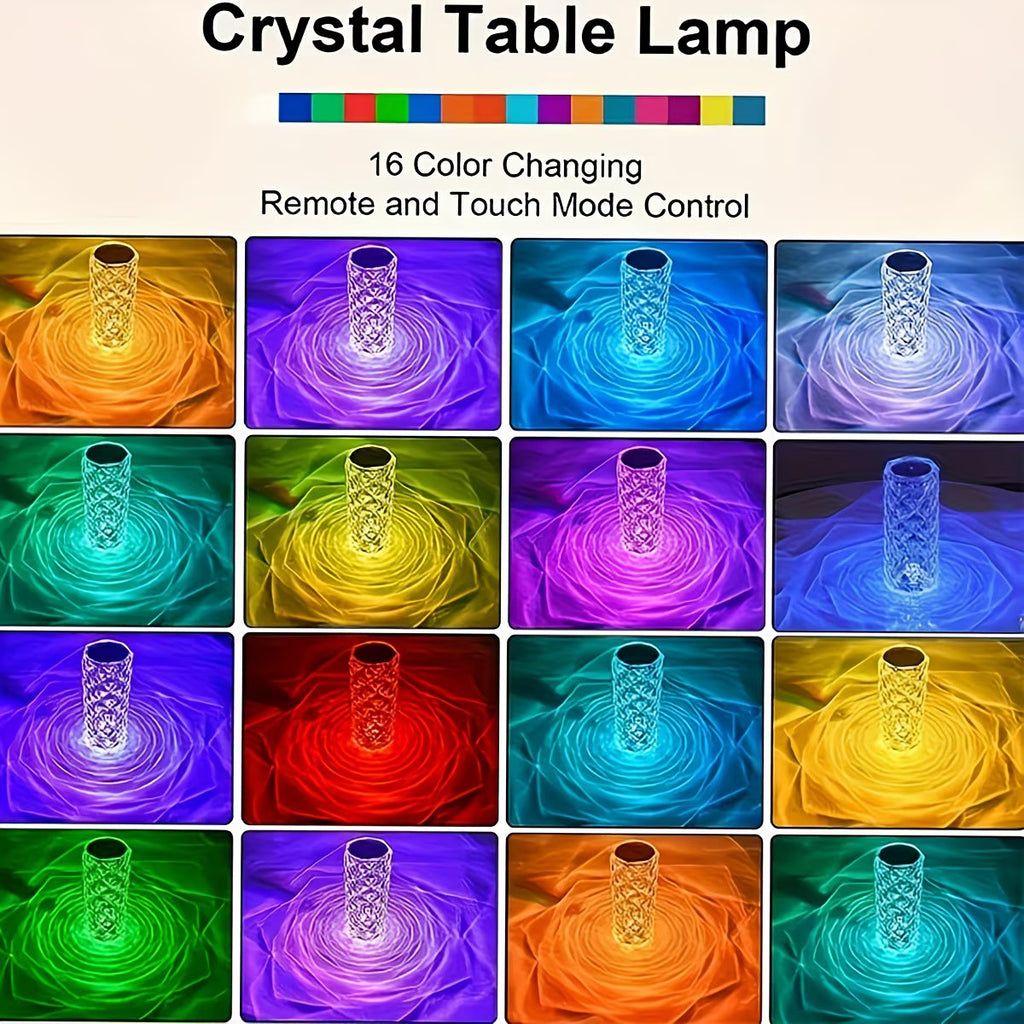 CRYSTAL TABLE TOUCH LAMP