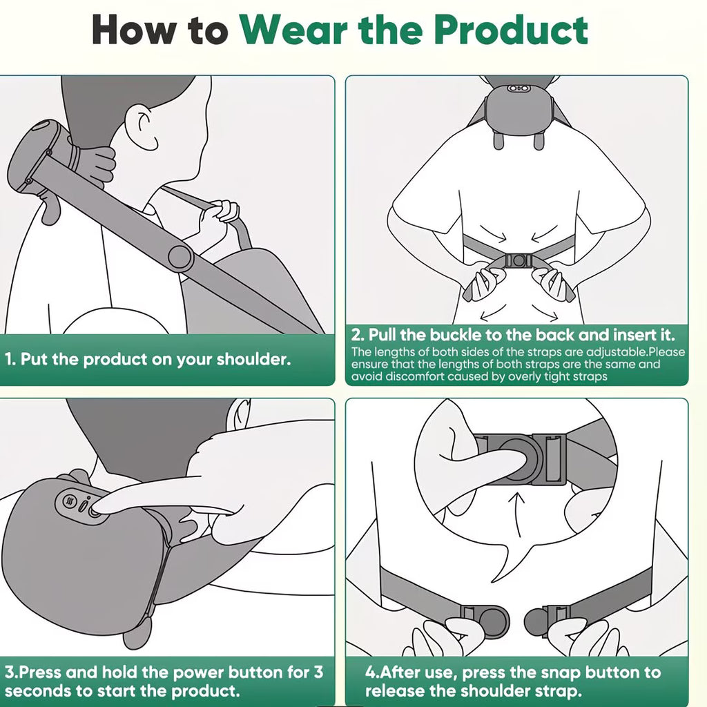 BACK SHOULDER FINGER SHAPE MASSAGER