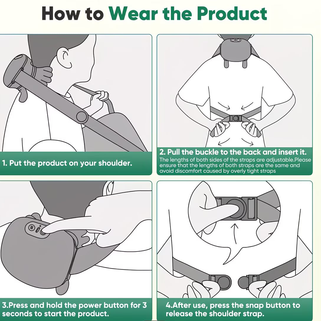 BACK SHOULDER FINGER SHAPE MASSAGER