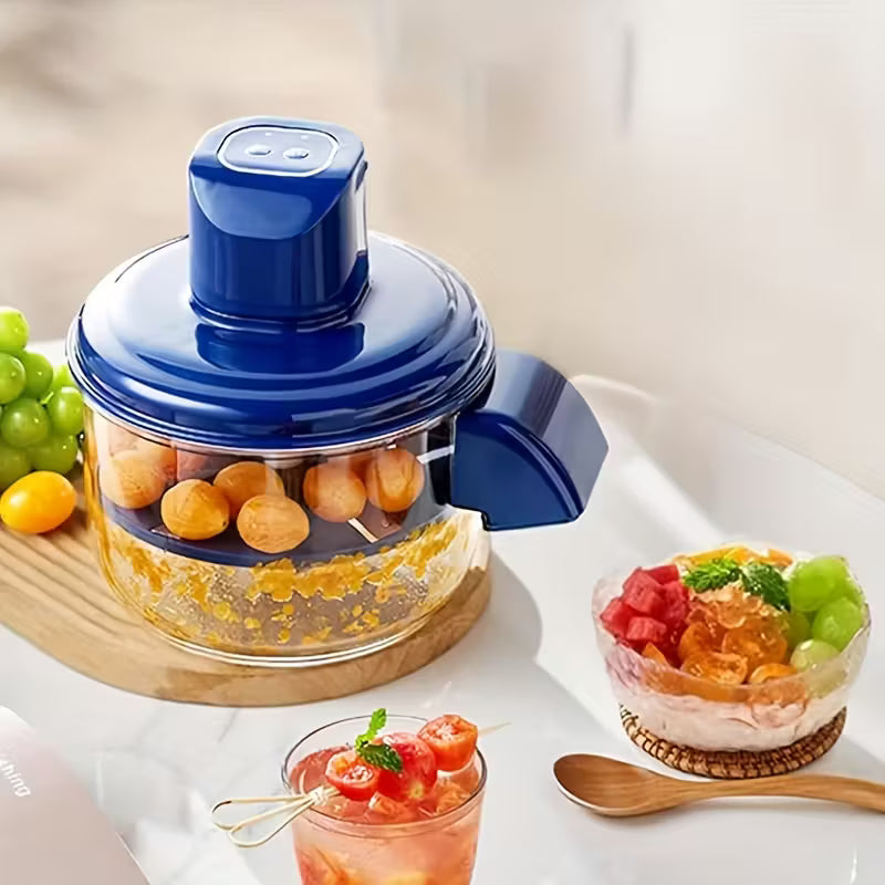 Automatic Peeler Machine Electric Garlic Peeler Cherry Tomato Skin Remover Tool for Fruits Efficient Peeling Kitchen Gadget