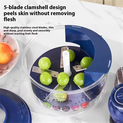 Automatic Peeler Machine Electric Garlic Peeler Cherry Tomato Skin Remover Tool for Fruits Efficient Peeling Kitchen Gadget