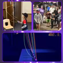 ZipString Original - As Seen on Shark Tank - Classic Rope Launcher Toy, Perfect for Kids & Adults - Fly a String Loop in The Air for Endless Tricks & Fun, Wonderment Awaits, Rock'it Red