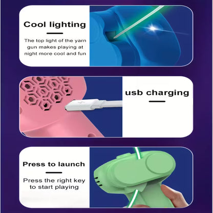 ZipString Original - As Seen on Shark Tank - Classic Rope Launcher Toy, Perfect for Kids & Adults - Fly a String Loop in The Air for Endless Tricks & Fun, Wonderment Awaits, Rock'it Red