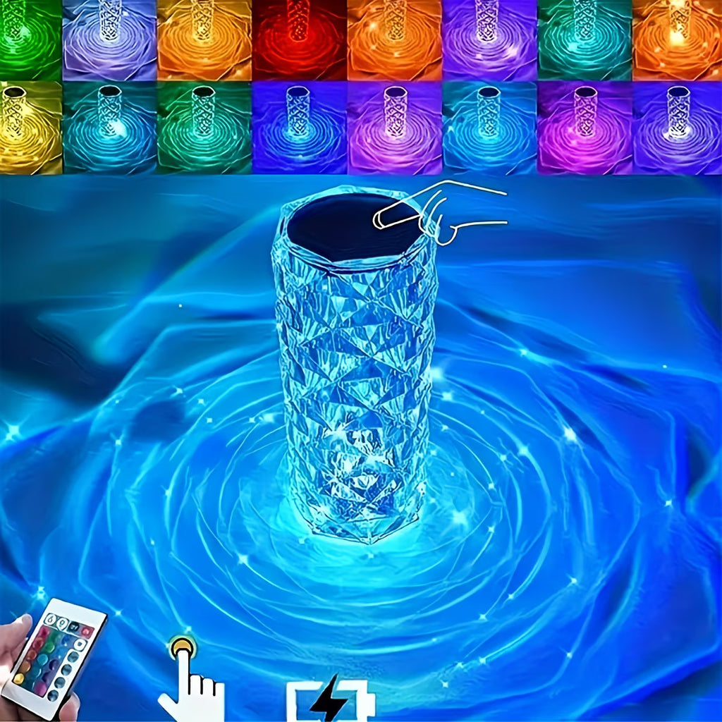 CRYSTAL TABLE TOUCH LAMP